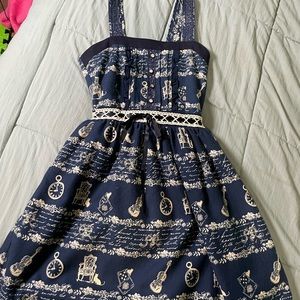 Lolita/Otome dark blue dress
